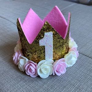 Baby Princess Tiara Crown, 1st birthday